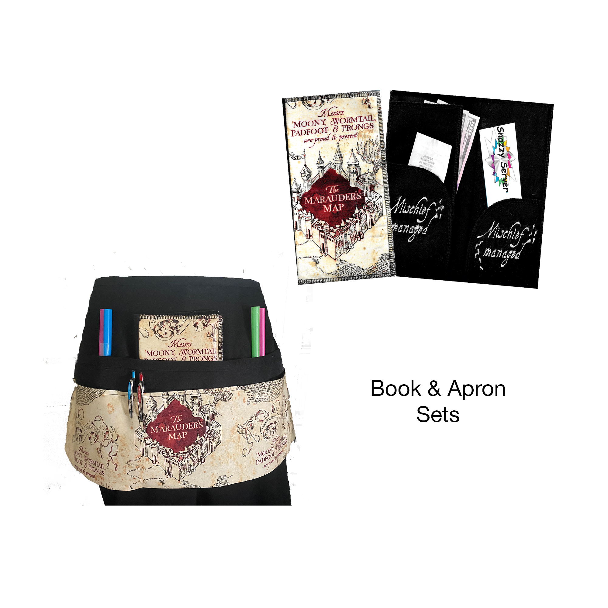 Harry Potter Mischief Book & Apron Set Harry Potter Mischief Book & Apron Set