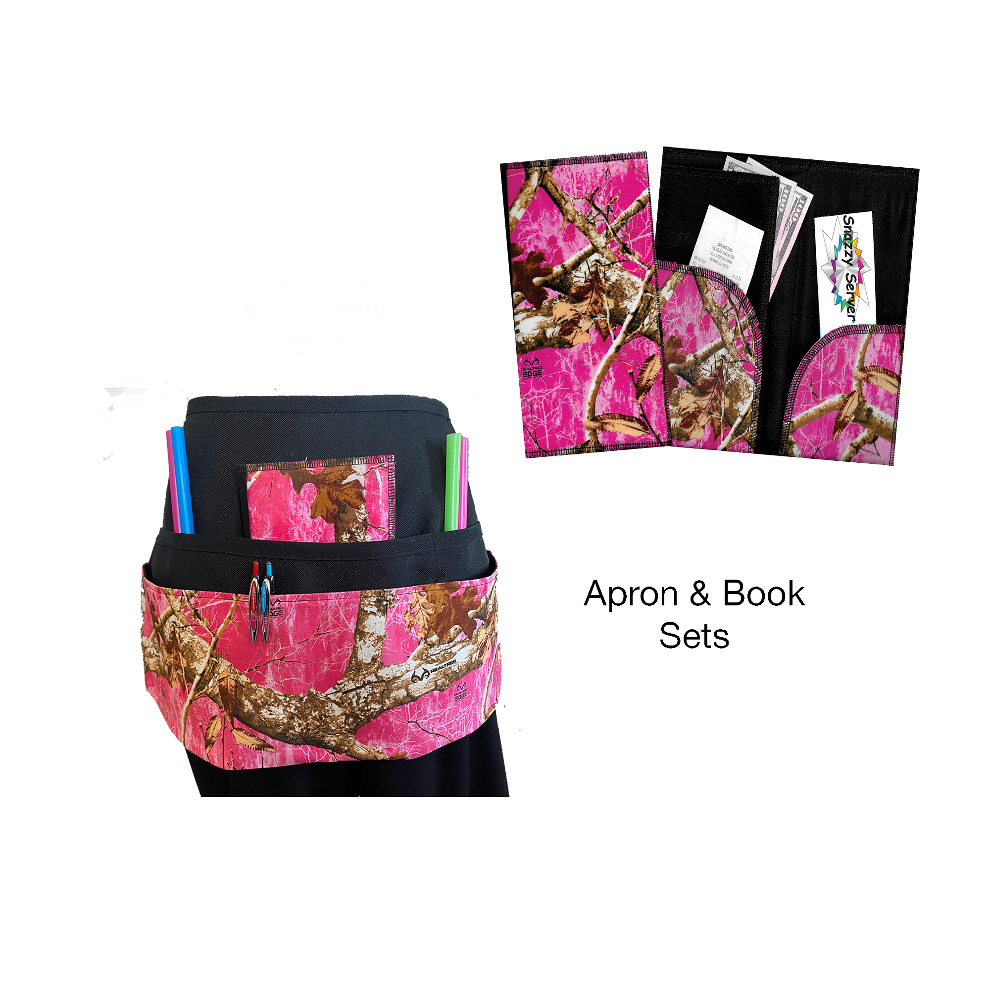 Camo Pink Book & Apron Set Camo Pink Book & Apron Set