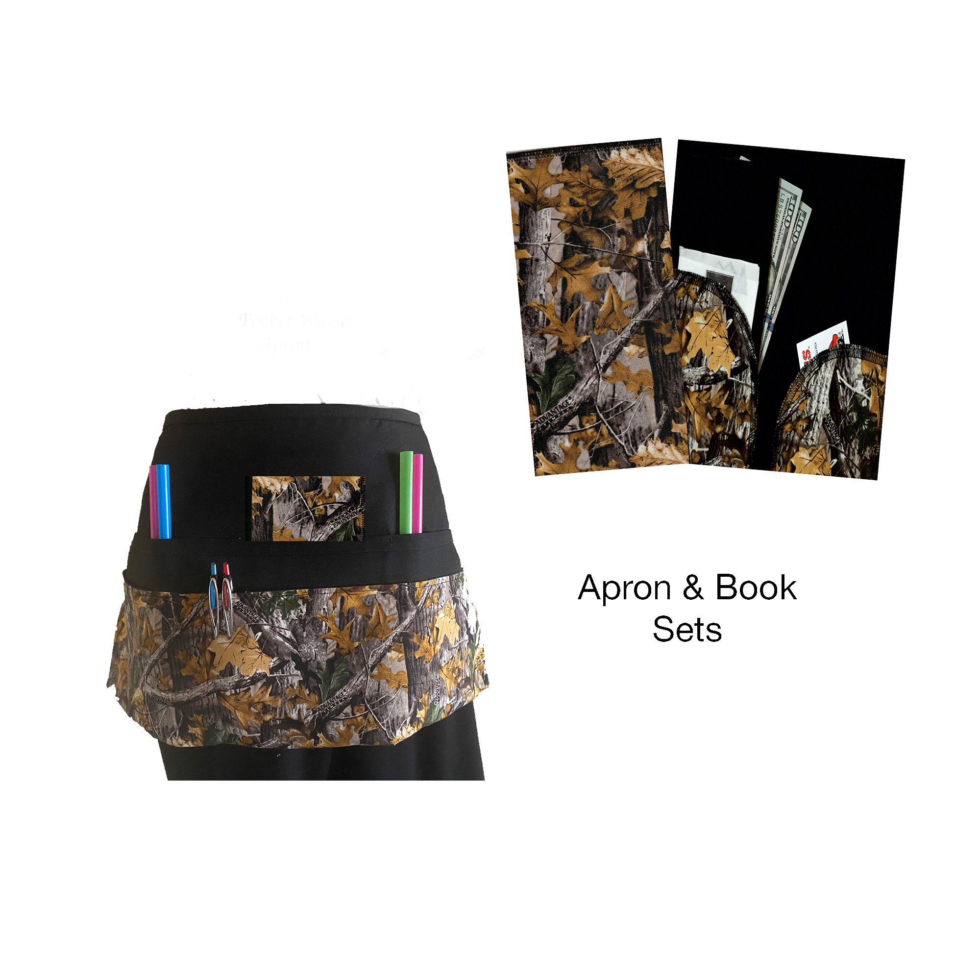 Camo Book & Apron Set Camo Book & Apron Set
