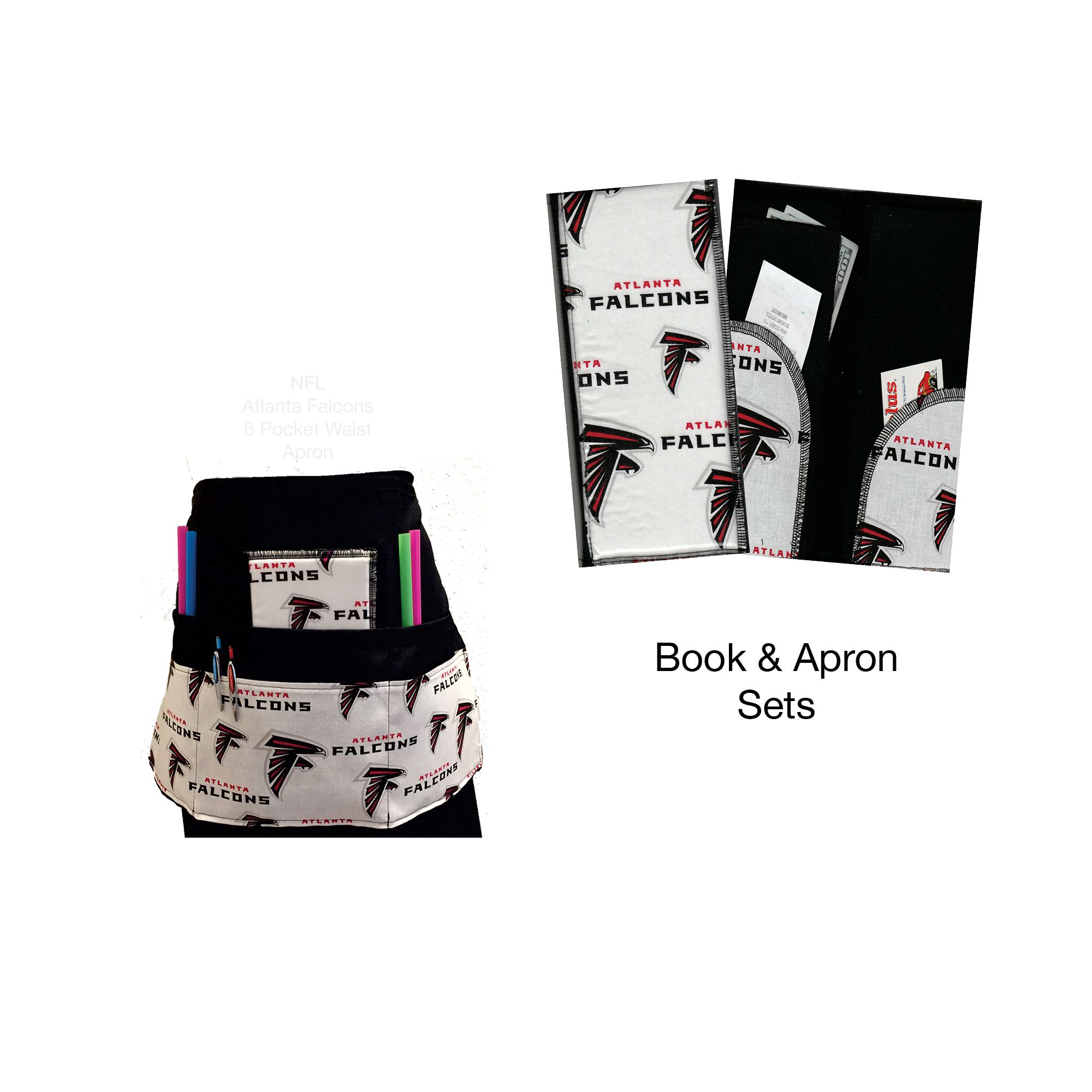 NFL Atlanta Falcons Book & Apron Set NFL Atlanta Falcons Book & Apron Set