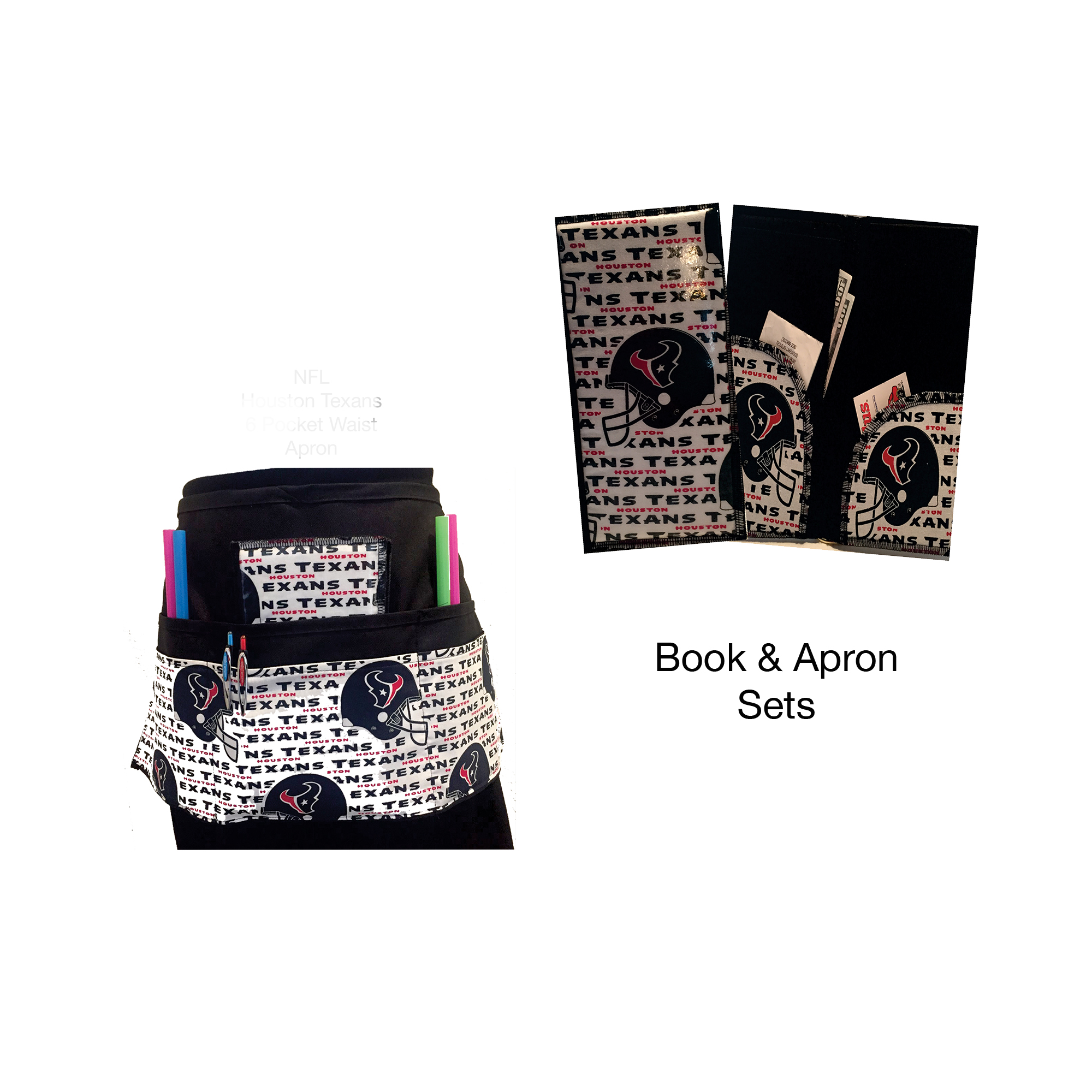 NFL Houston Texans Book & Apron Set NFL Houston Texans Book & Apron Set