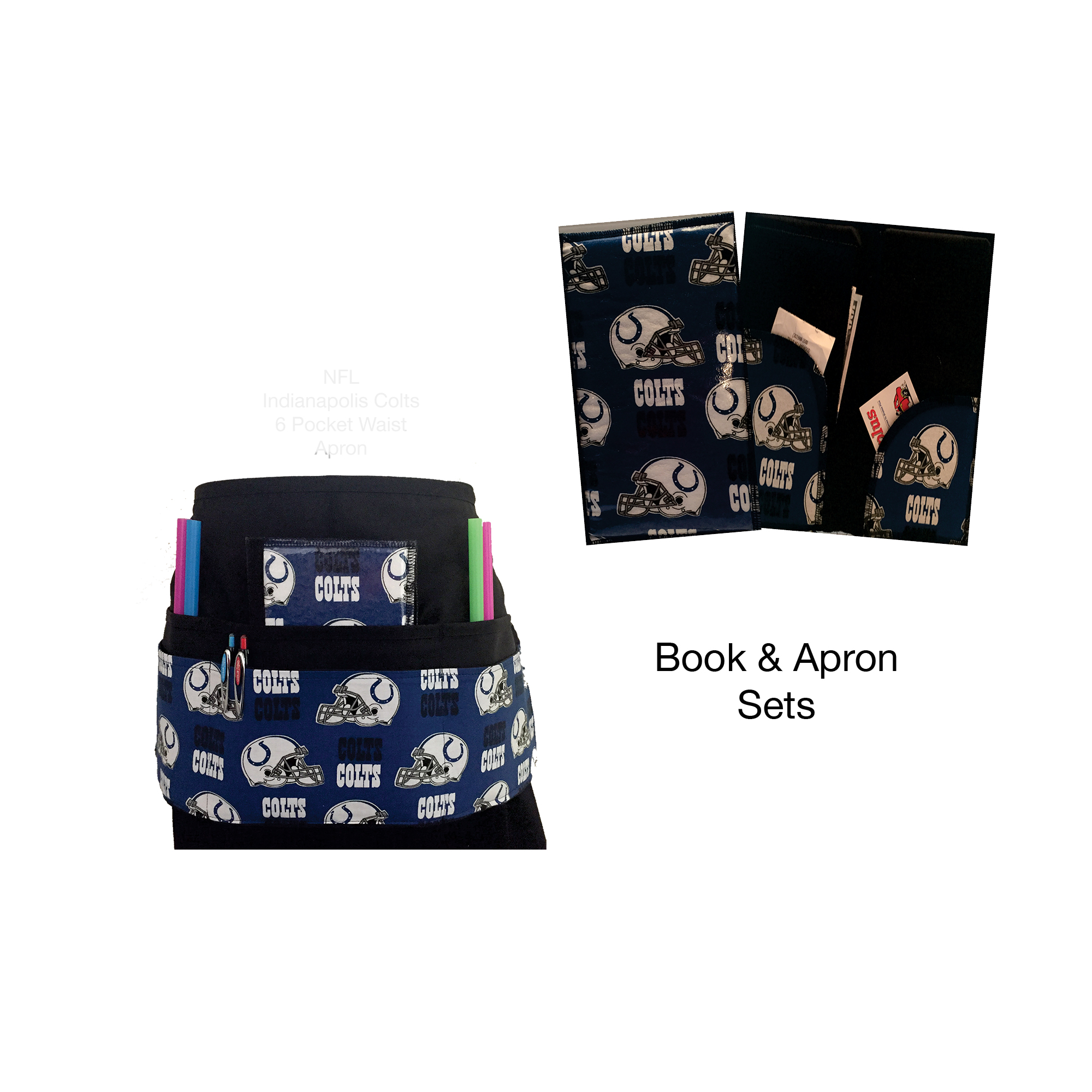 NFL Indianapolis Colts Book & Apron Set NFL Indianapolis Colts Book & Apron Set