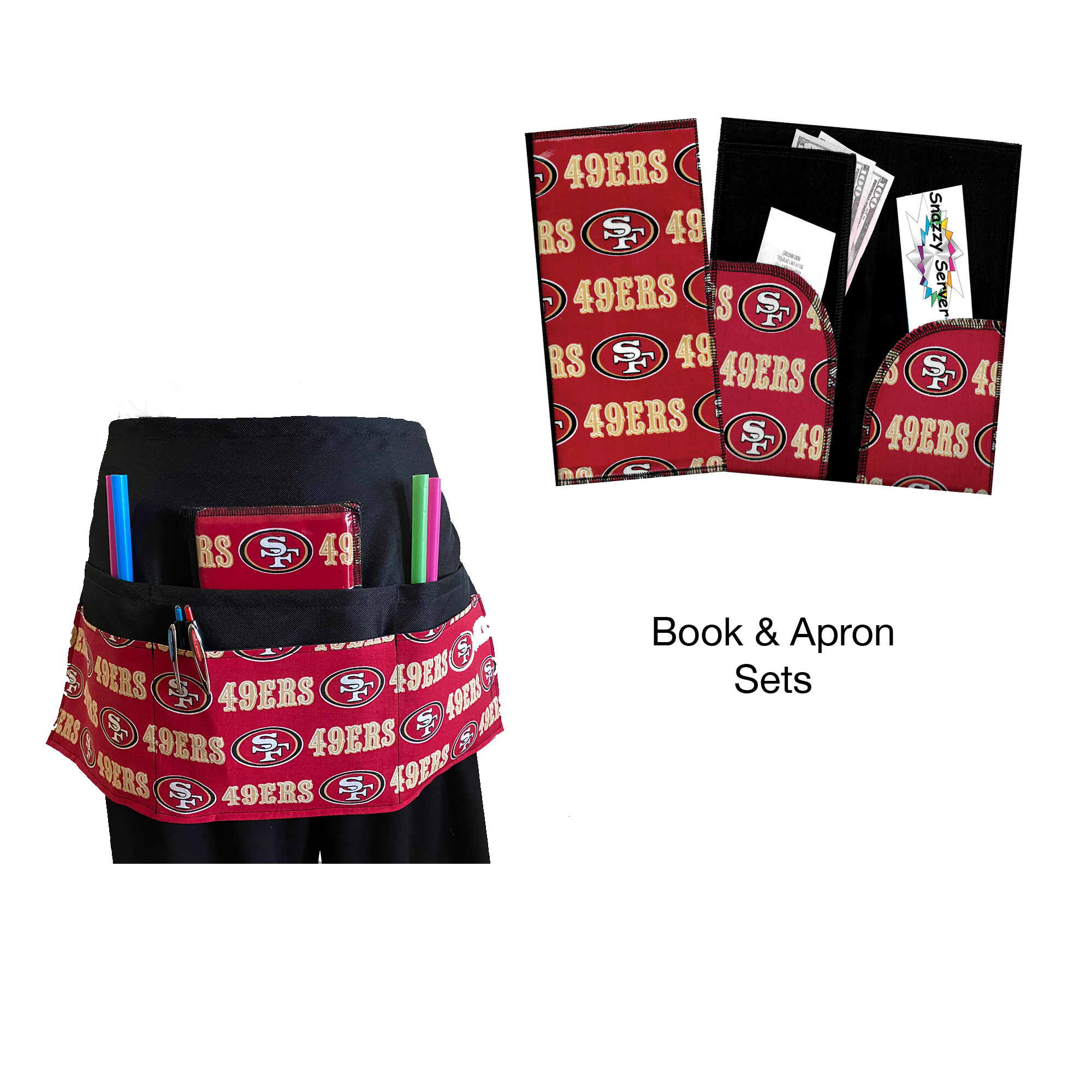 NFL San Francisco 49ers Book & Apron Set NFL San Francisco 49ers Book & Apron Set
