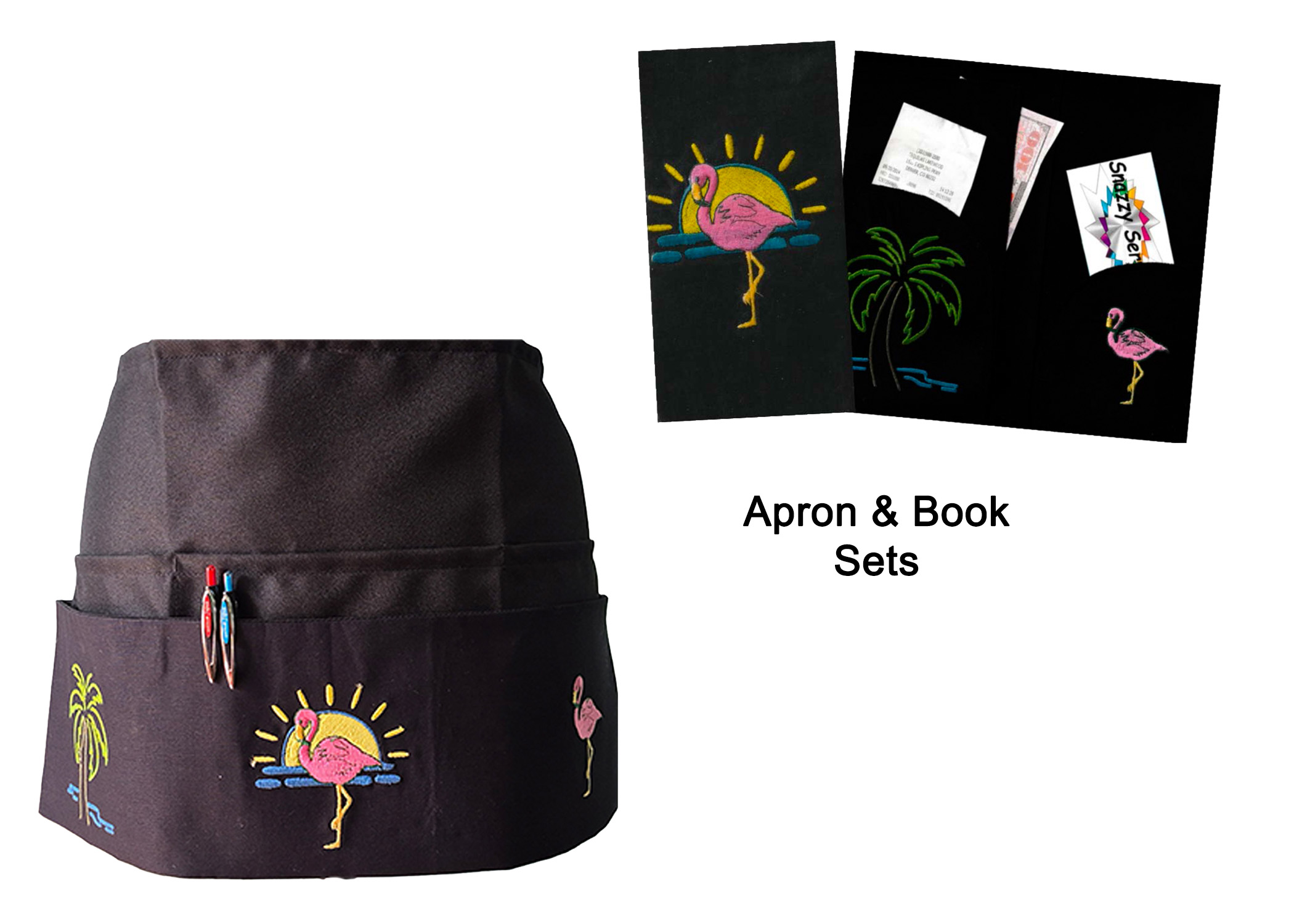 Flamingo Book & Apron Set Flamingo Book & Apron Set