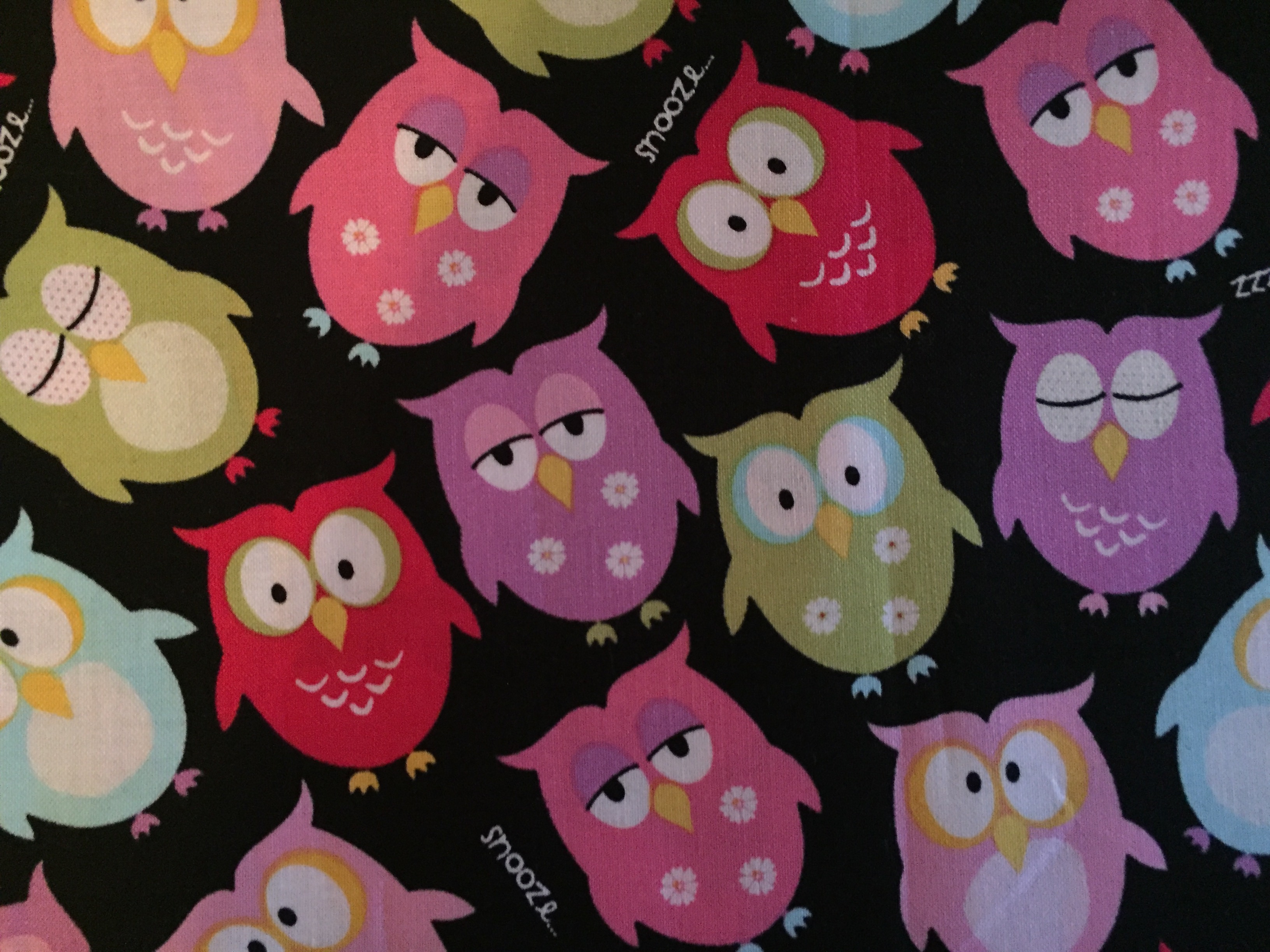 Colored Owls Apron Colored Owls Apron