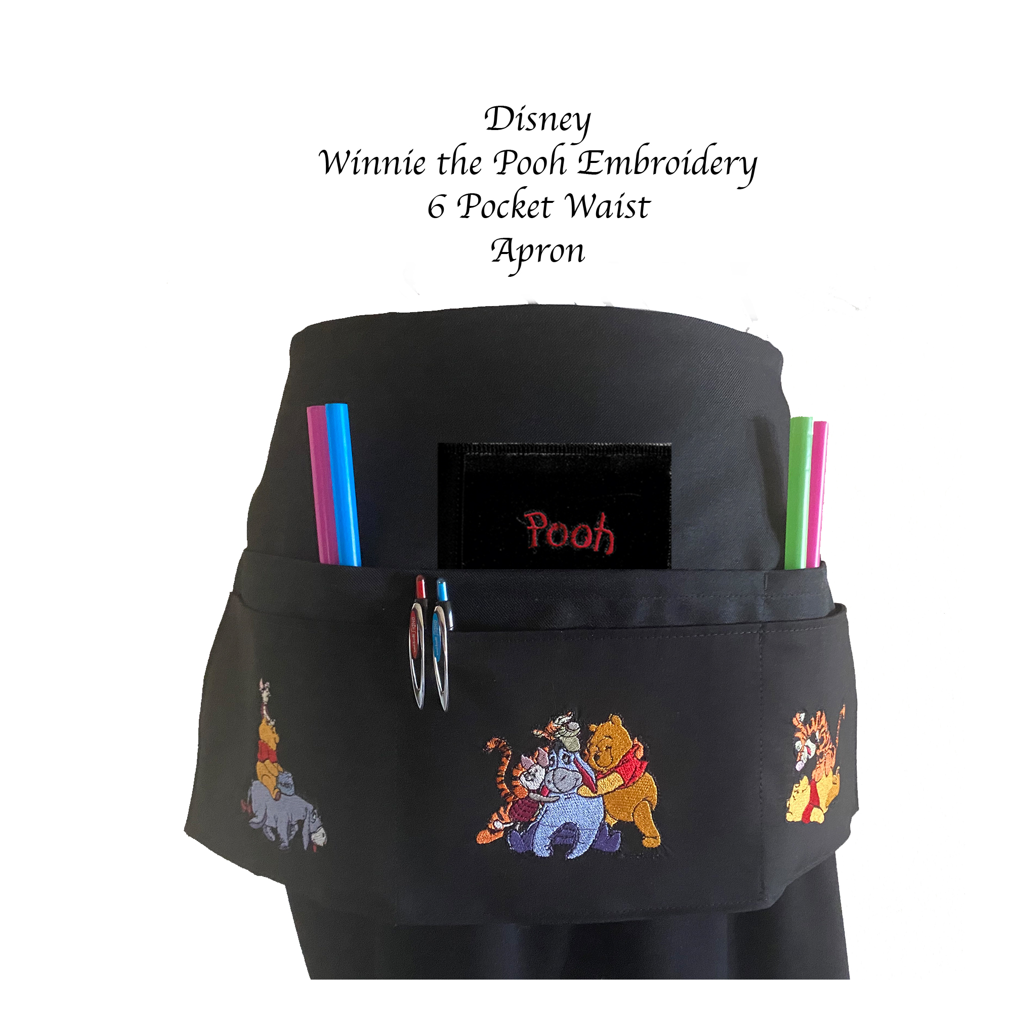 Winnie the Pooh Embroidery Apron Winnie the Pooh Embroidery Apron