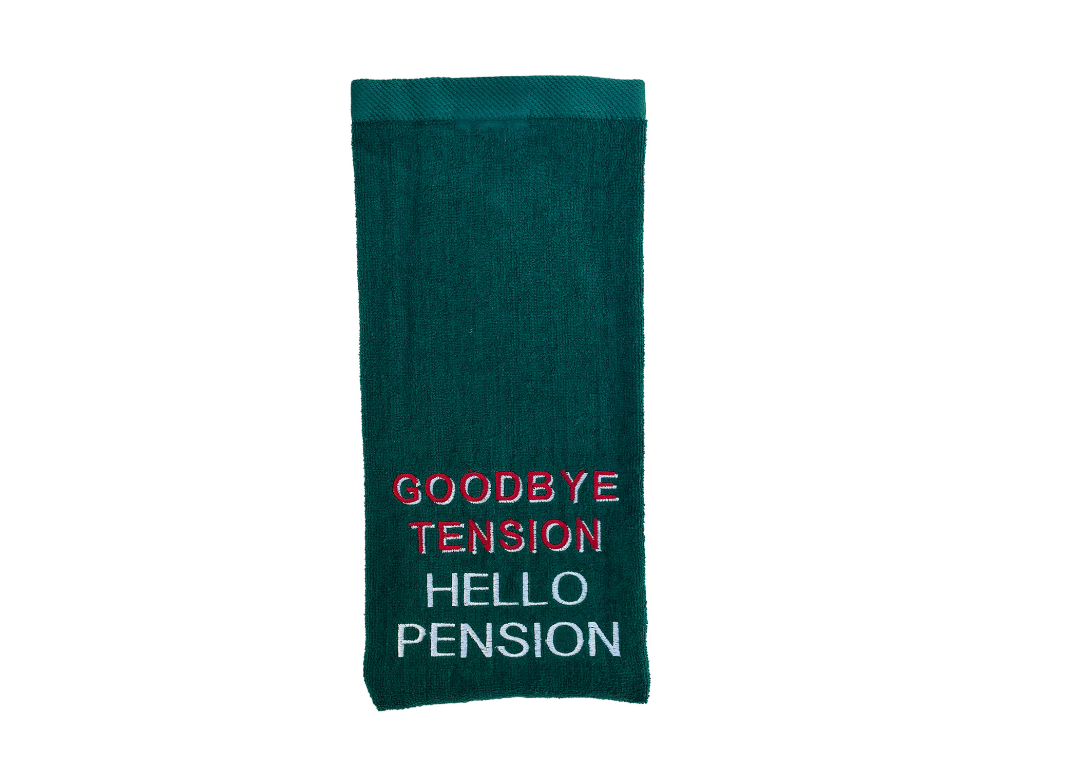 Goodbye Tension Golf Towel Goodbye Tension Golf Towel