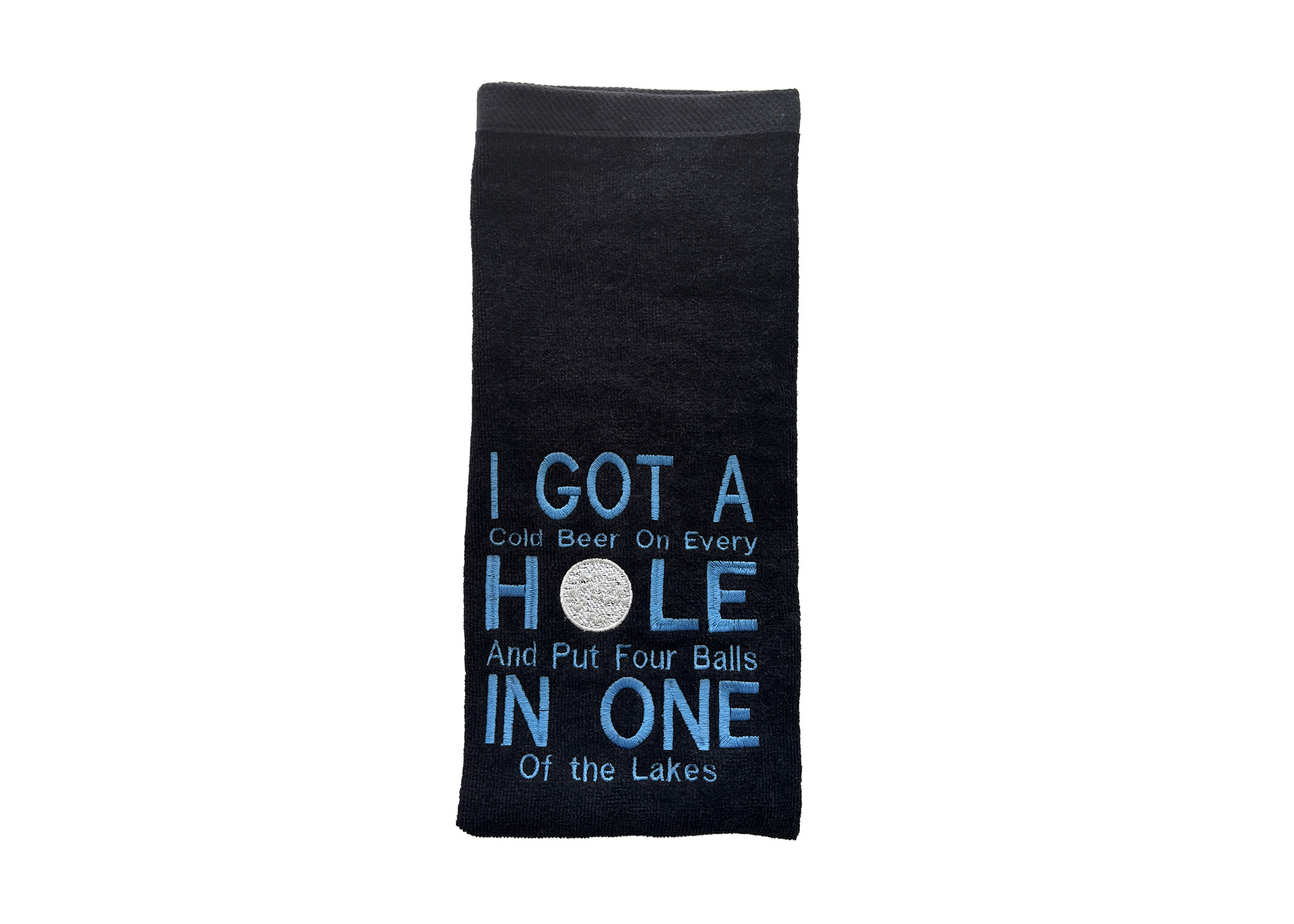 Hole in One Lakes Golf Towel Hole in One Lakes Golf Towel