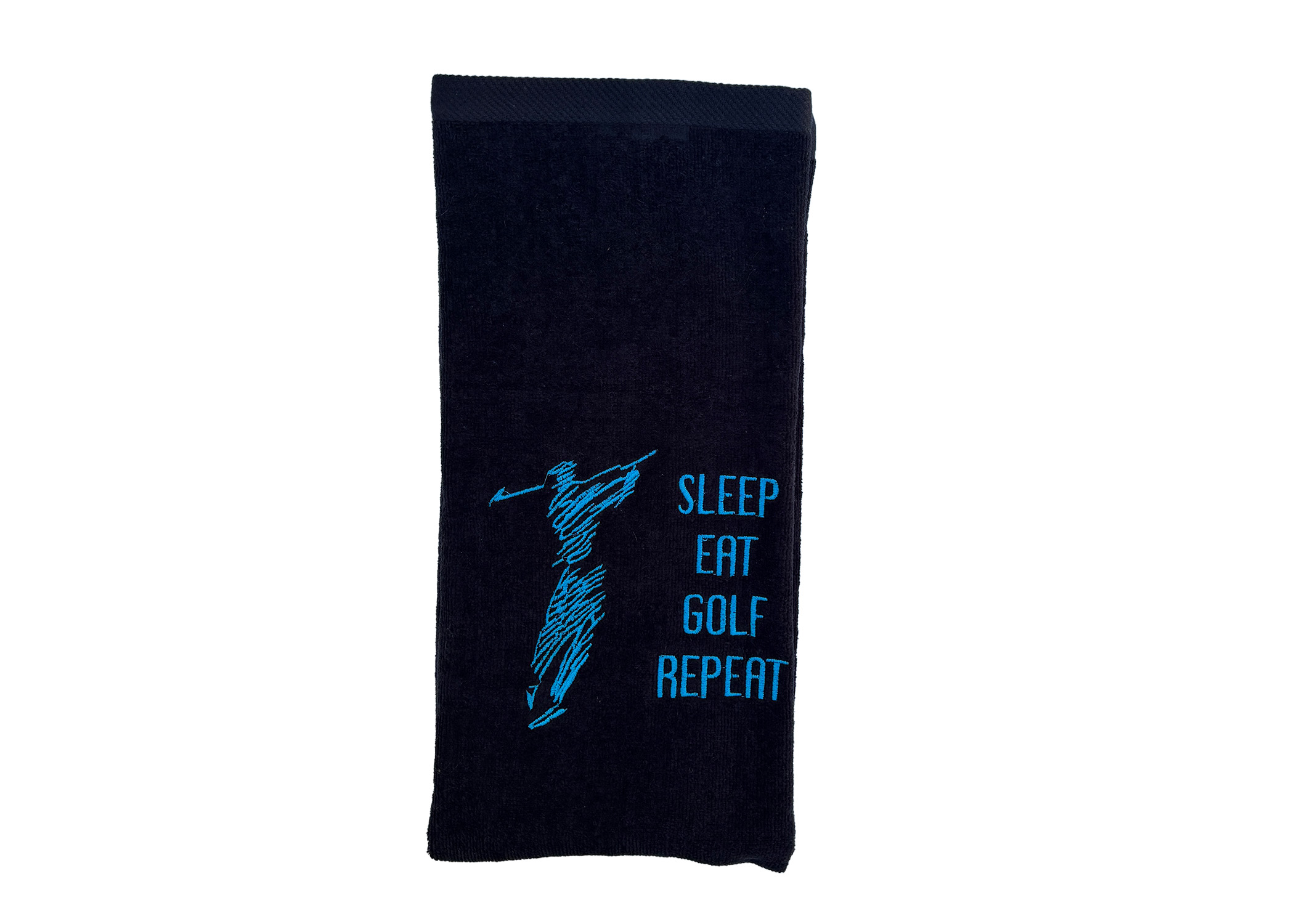 Eat Sleep Golf Repeat Man Golf Towel Eat Sleep Golf Repeat Man Golf Towel