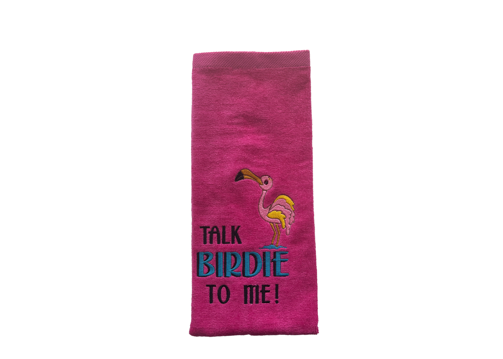 Talk Birdie To Me Golf Towel Talk Birdie To Me Golf Towel