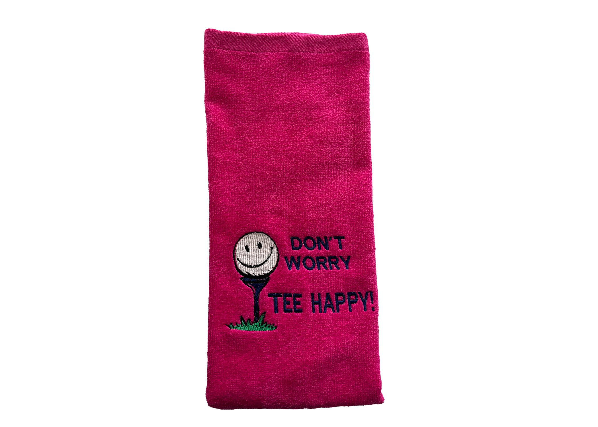 Tee Happy Golf Towel Tee Happy Golf Towel