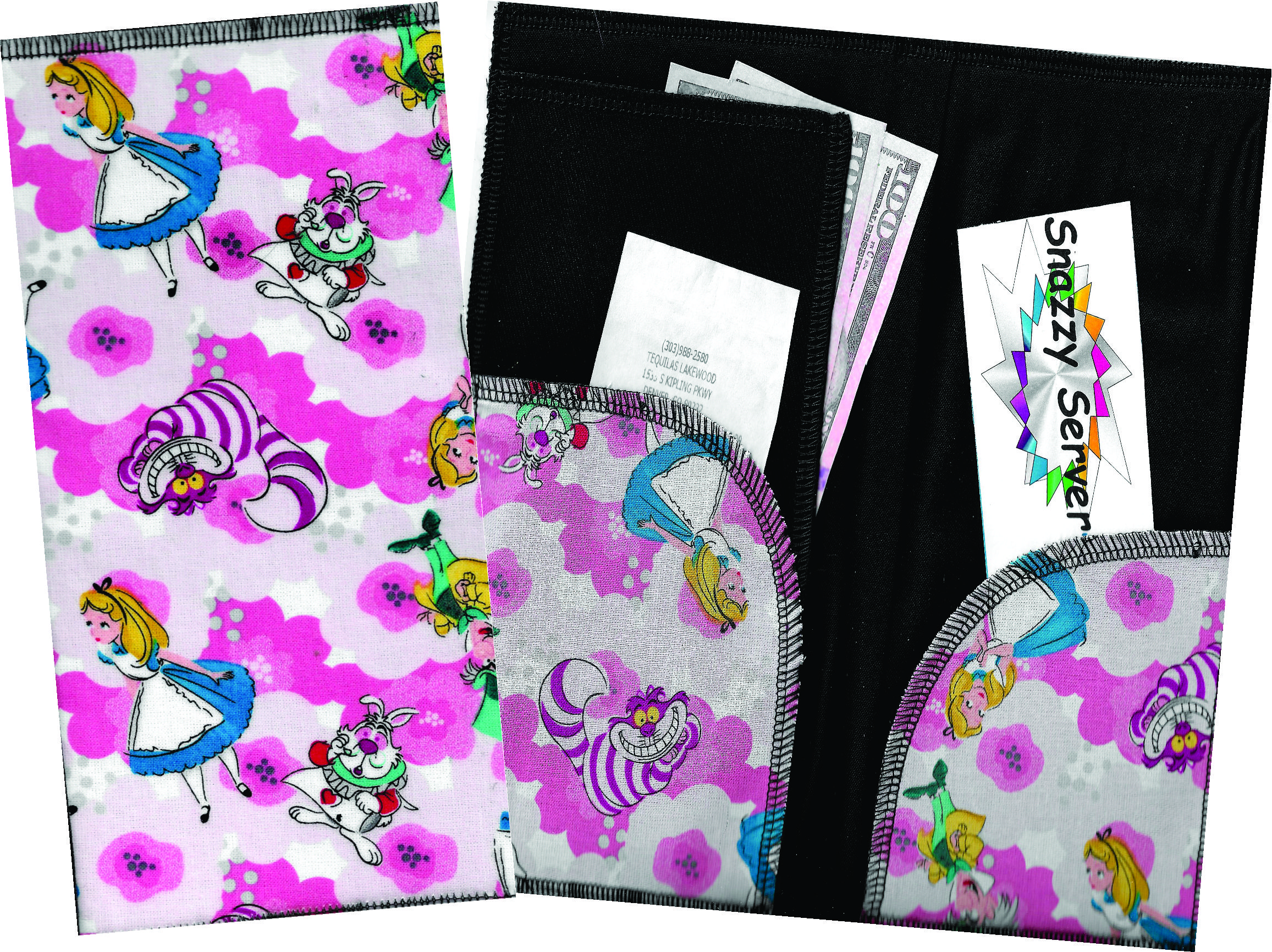 Server Wallet / Book Disney Alice in Wonderland Server Wallet / Book Disney Alice in Wonderland