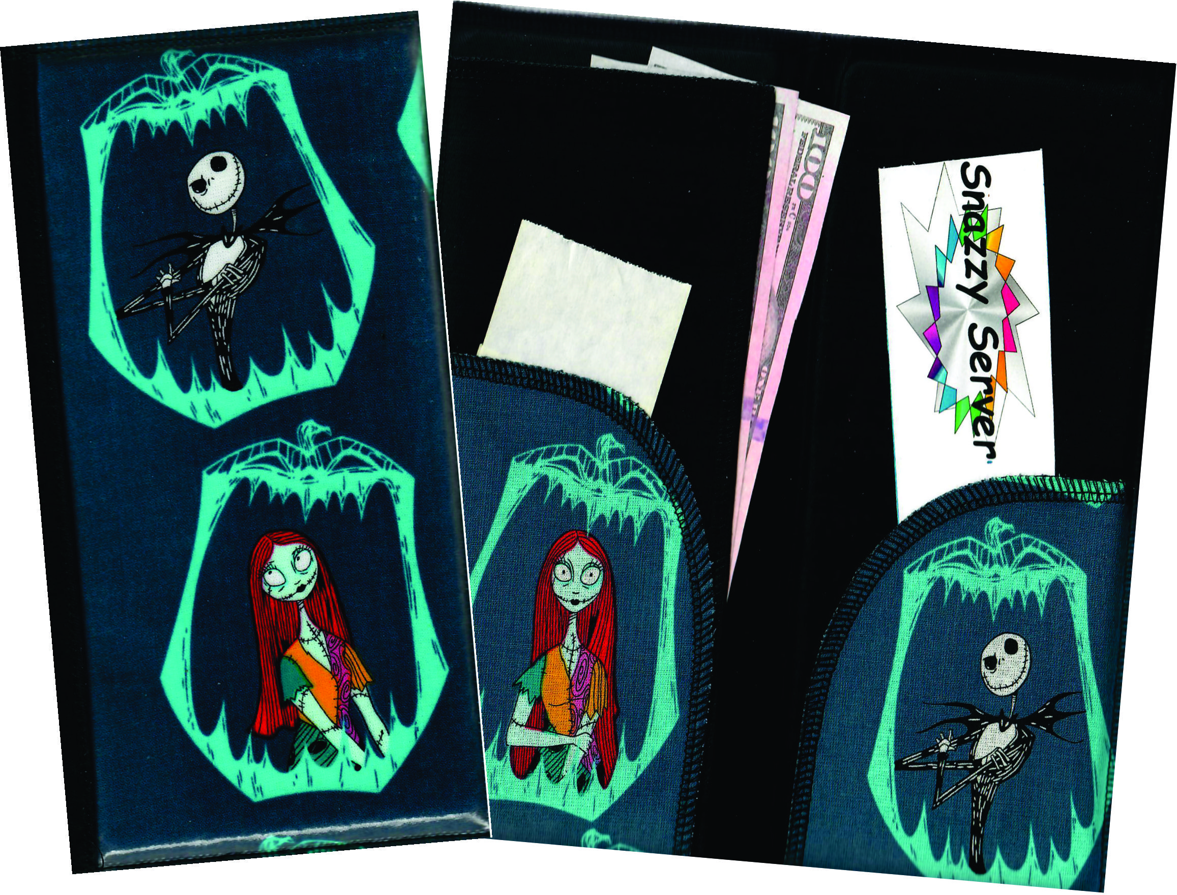 Server Wallet / Book Disney Nightmare B4 Xmas Blue Server Wallet / Book Disney Nightmare B4 Xmas Blue