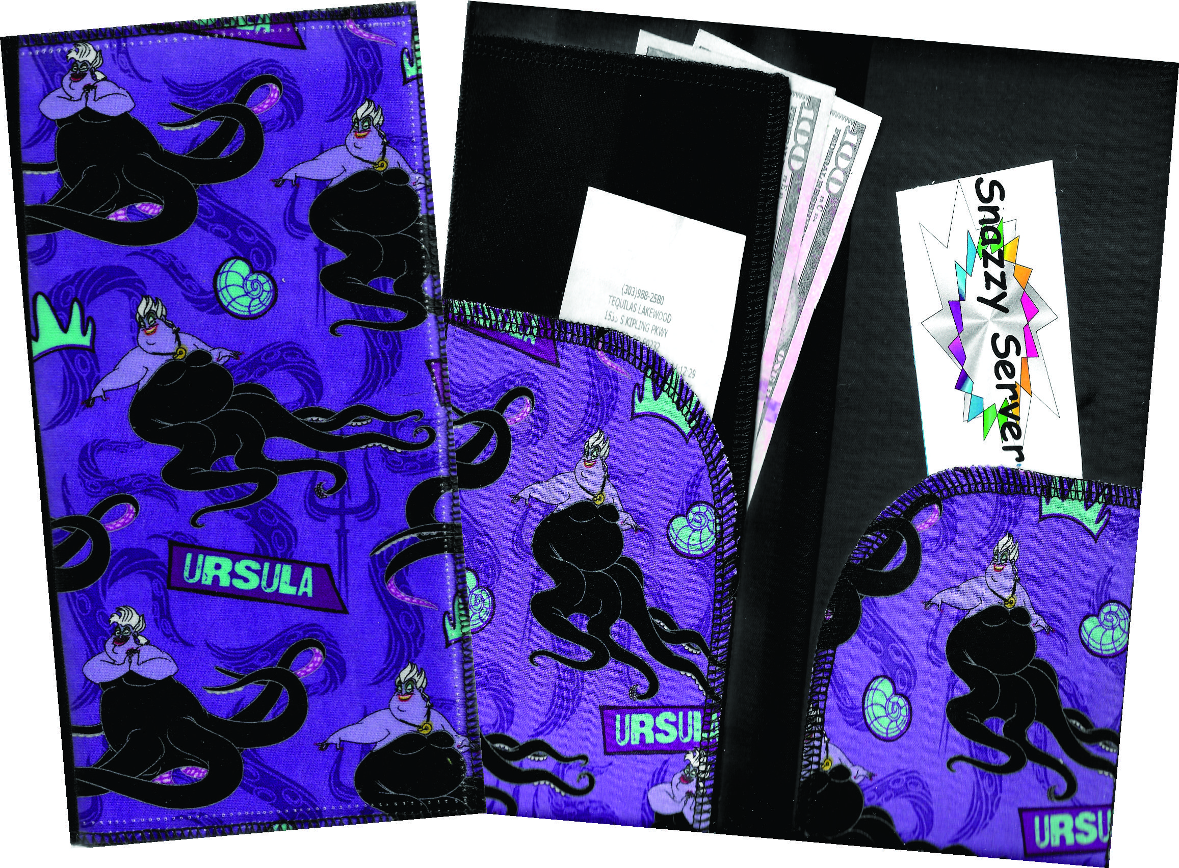 Server Wallet / Book Disney Ursula Server Wallet / Book Disney Ursula