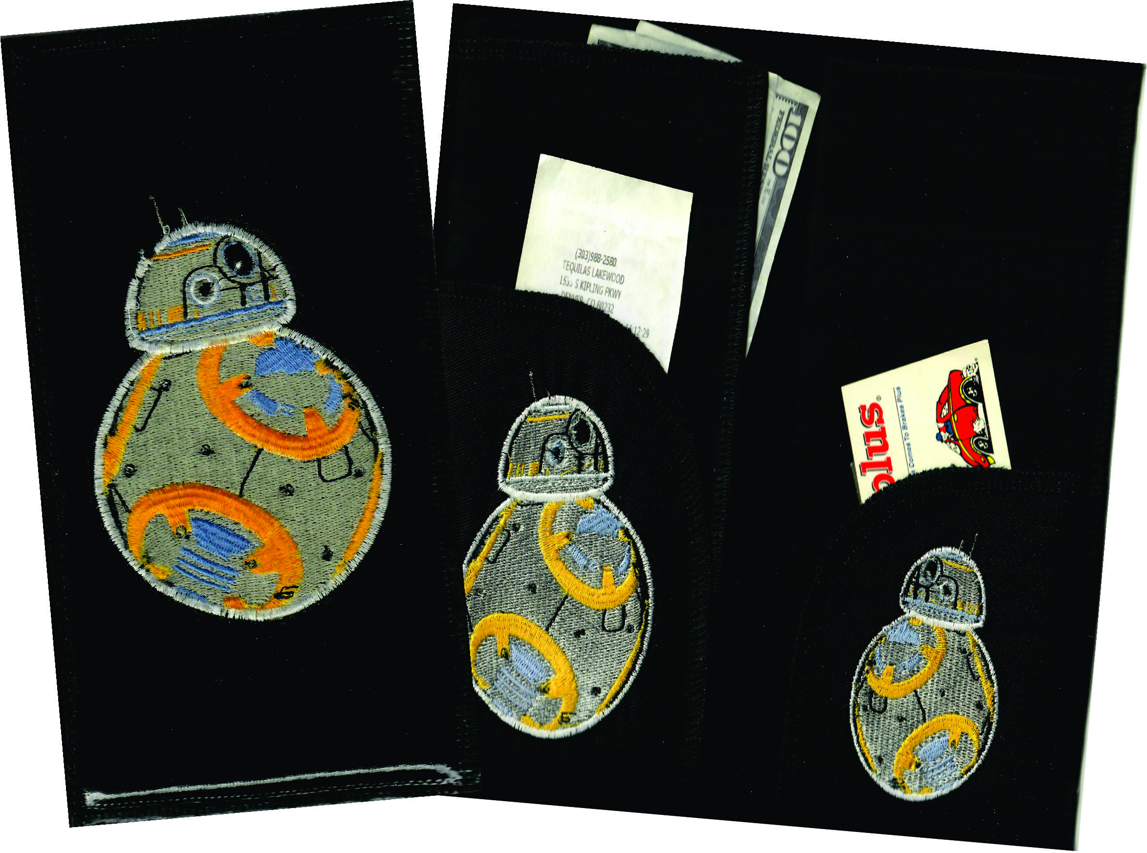 Server Wallet / Book Star Wars BB8 Emboridery Server Wallet / Book Star Wars BB8 Emboridery