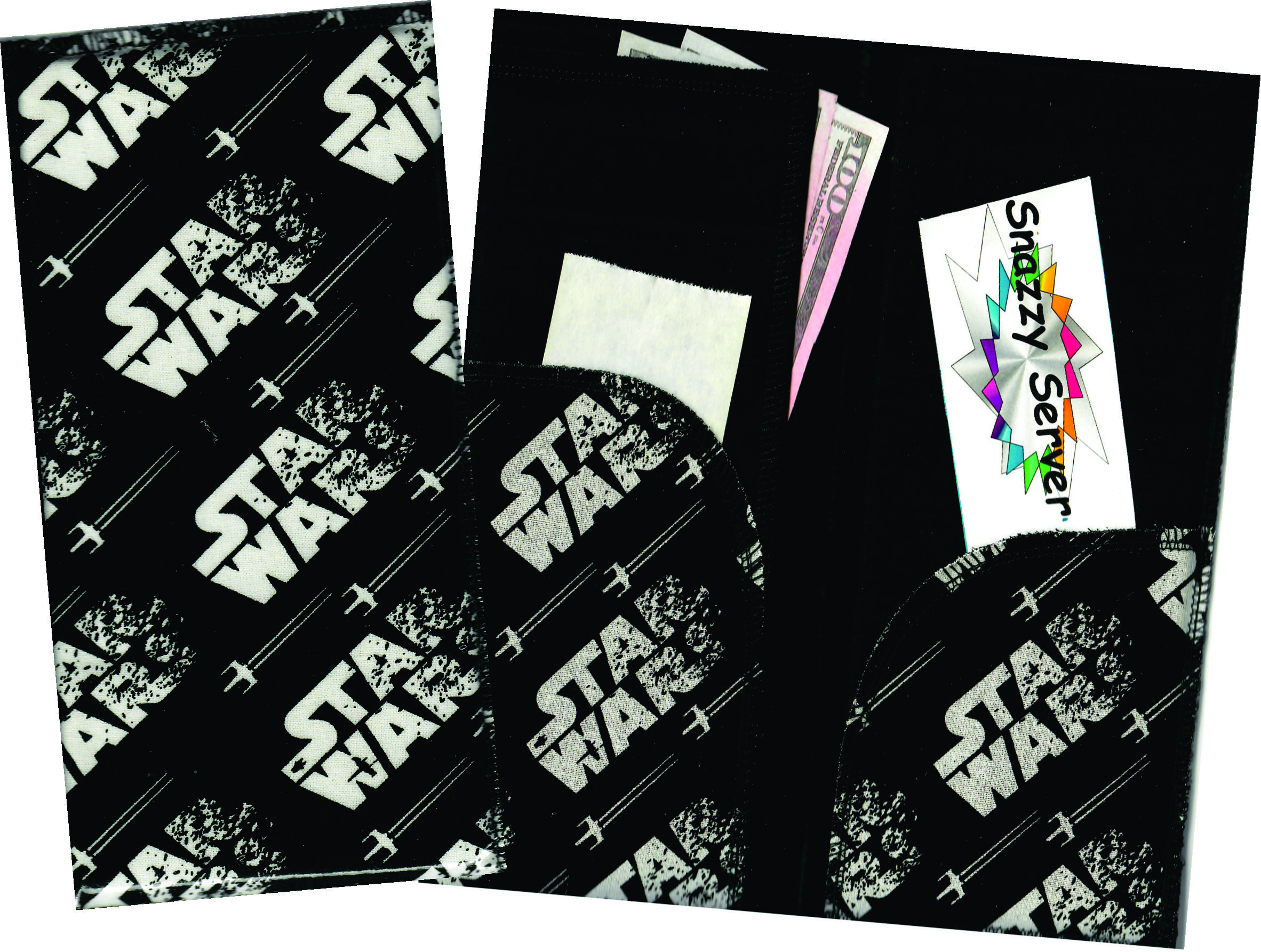 Server Wallet / Book Star Wars Black & White Server Wallet / Book Star Wars Black & White