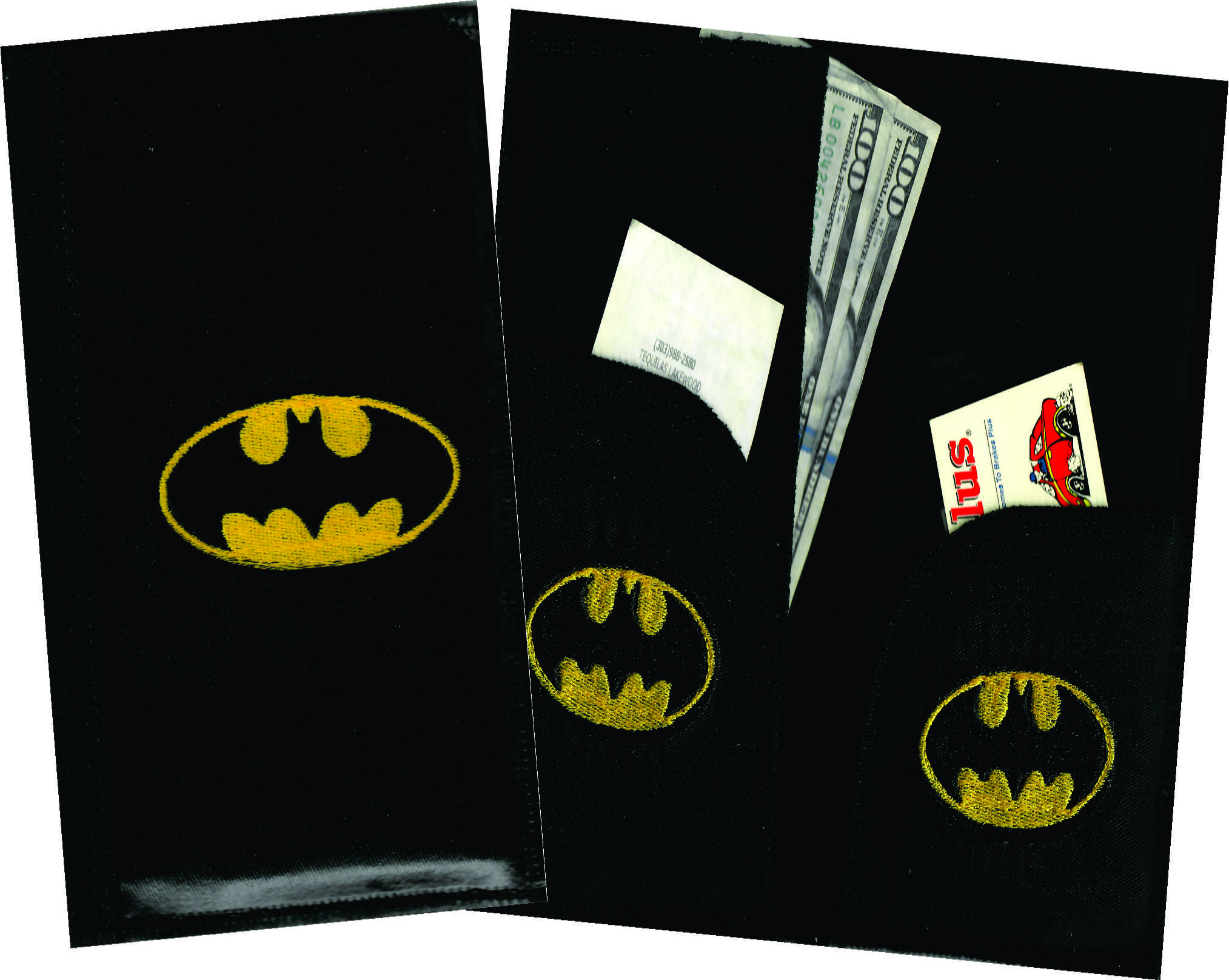 Server Wallet / Book  Batman Embroidery