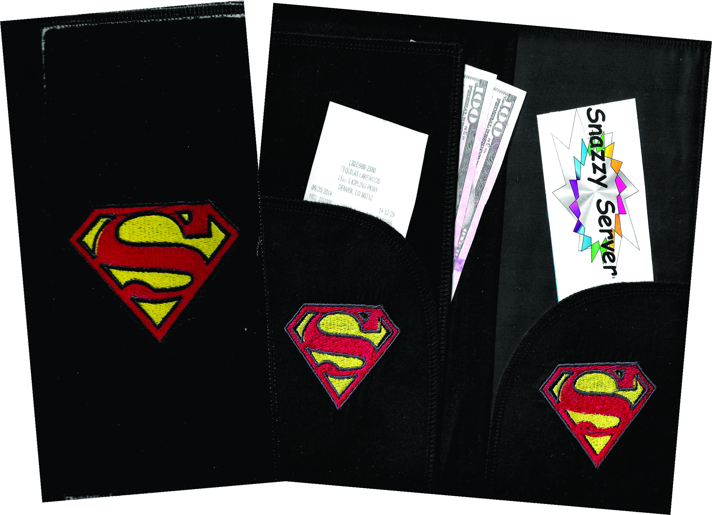 Server Wallet / Book Superman Embroidery