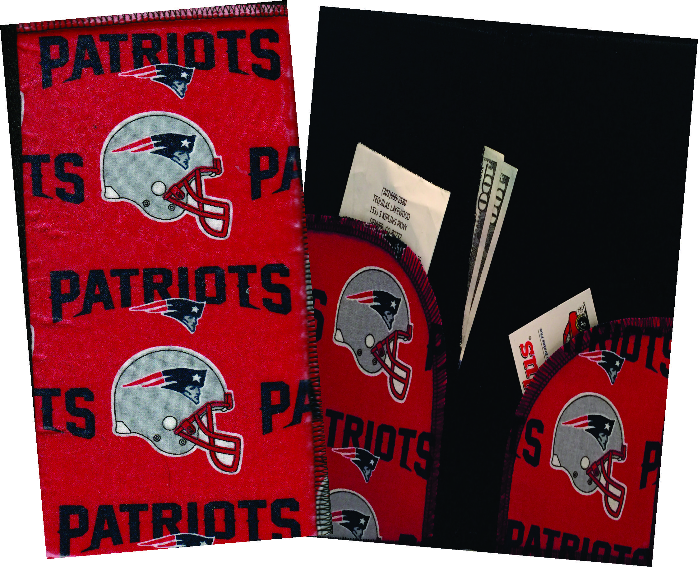 Server Wallet / Book  NFL New England Patriots